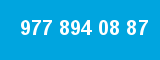 977 894 08 87 977 894 08 87